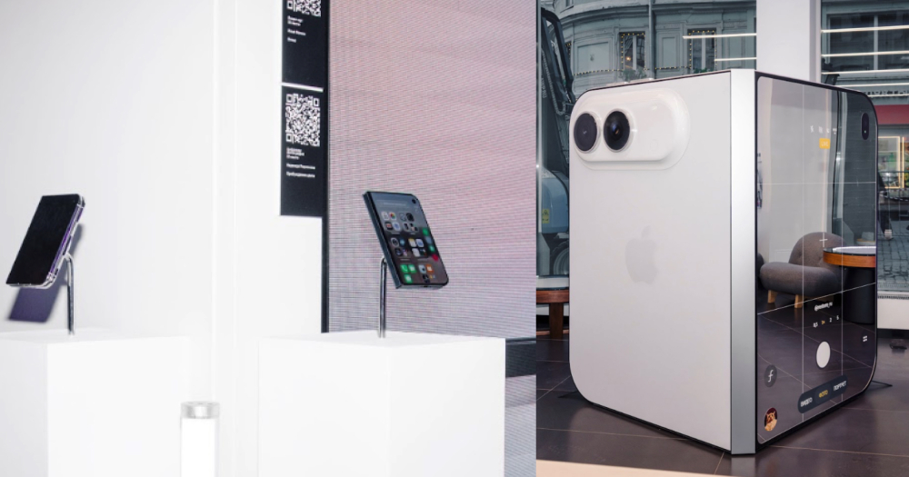 Restore: показал складной iPhone Duo на презентации в Москве