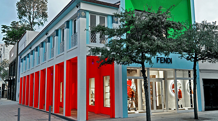 Курс на Майами: Fendi открыл бутик в Miami Design District