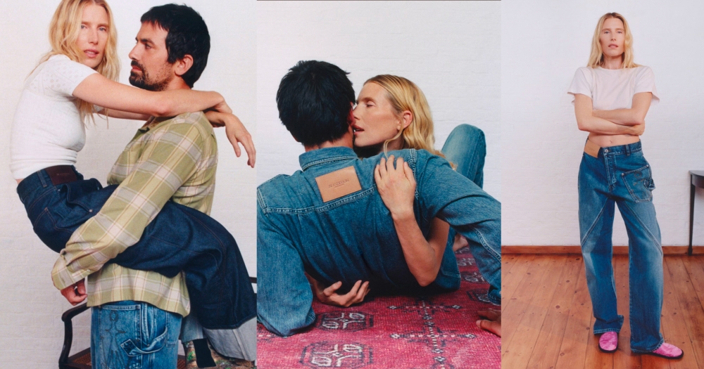 JW Anderson выпустил кампанию Twisted Denim с Дри Хемингуэй