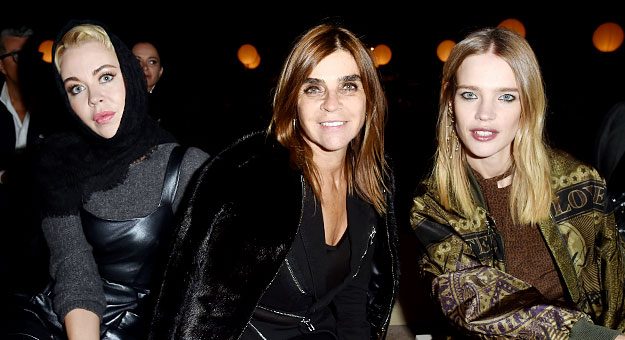 Наталья Водянова и другие на показе Givenchy