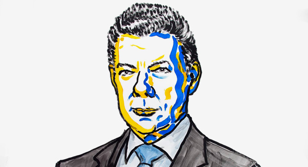 Нобелевскую премию мира вручили президенту Колумбии