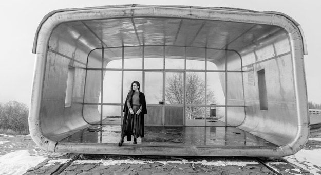 Ксения Чилингарова и Нина Гомиашвили на открытии выставки в резиденции Gogova Foundation