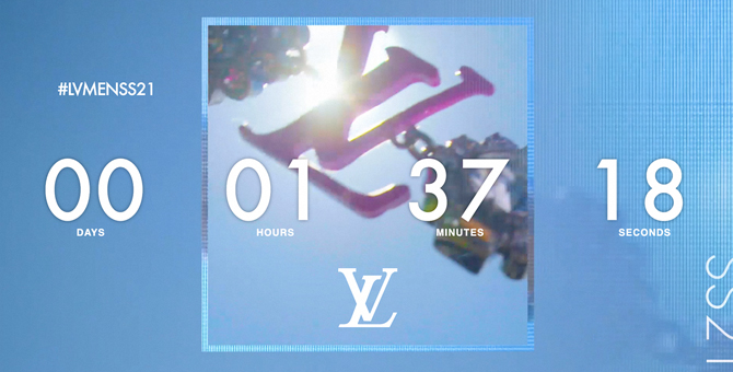 Онлайн-трансляция показа мужской коллекции Louis Vuitton, весна-лето 2021