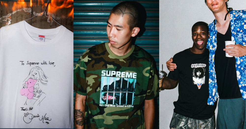 Supreme выпустит футболки с Пэрис Хилтон и Джимом Моррисоном