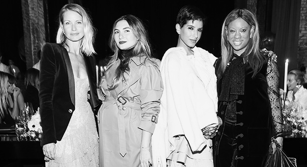 Ужин в честь коллаборации Farfetch & Aquazzura