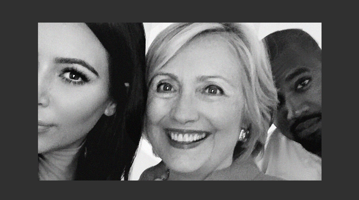 Хиллари Клинтон провела дружеские дебаты с Ким Кардашьян