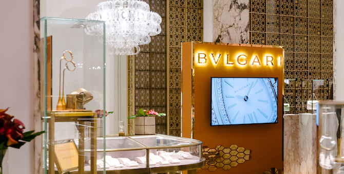 Bvlgari провел коктейль по случаю выхода новой часовой коллекции