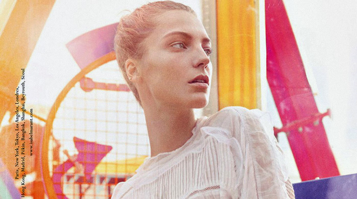 Дарья Вербова для весенней кампании Isabel Marant: первый взгляд