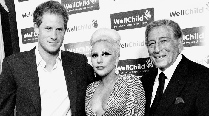 Принц Гарри на концерте Леди Гаги и Тони Беннетта