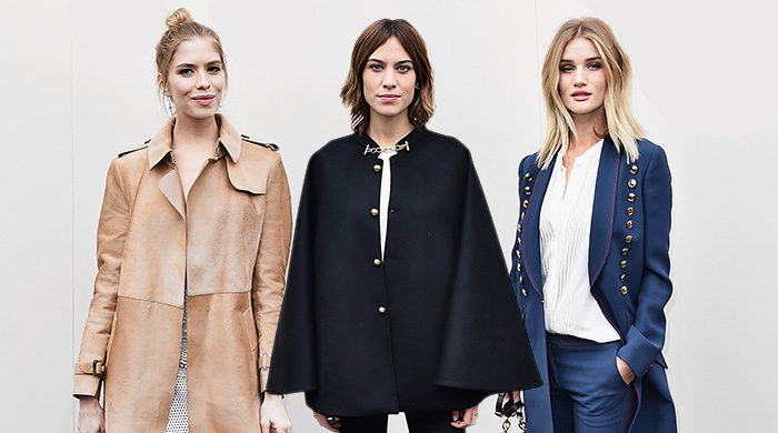 Гости показа Burberry в Лондоне