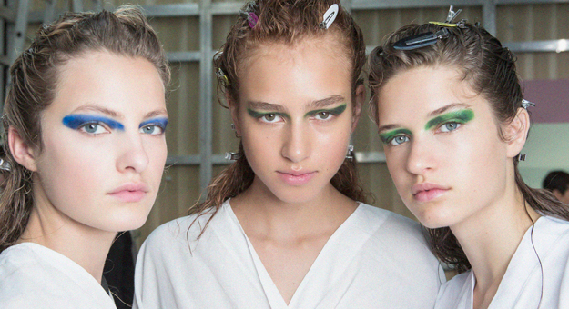 Как повторить макияж в стиле color block с показа Marni