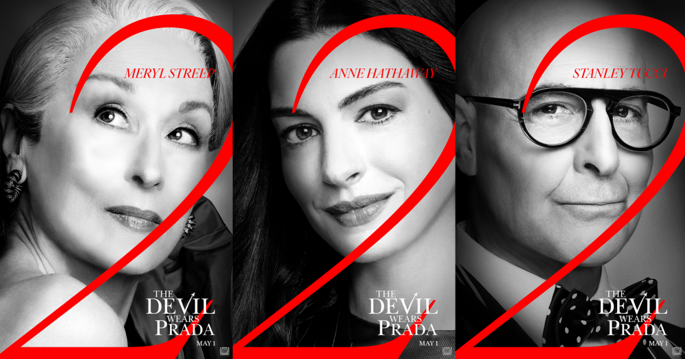 В Сети появились новые постеры «Дьявол носит Prada — 2»