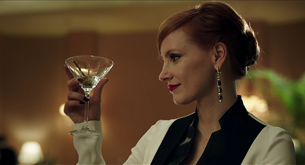 Джессика Честейн в политическом триллере «Мисс Слоун»