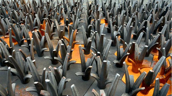 Металлическая трава от Ай Вэйвэя на биеннале в Ванкувере