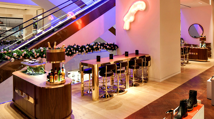 Новый pop-up бар Mark's bar в Selfridges от Lee Broom