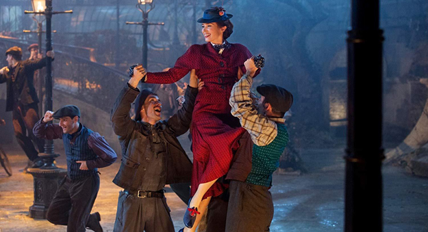 Эмили Блант летает на воздушном змее в официальном трейлере «Мэри Поппинс возвращается»