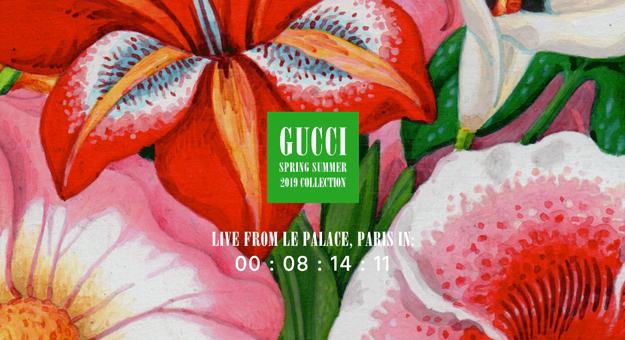 Прямая трансляция показа Gucci, коллекция весна-лето 2019