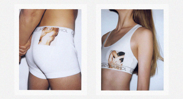 Обнаженные нью-йоркцы с полароидов Энди Уорхола на белье из новой коллекции Calvin Klein