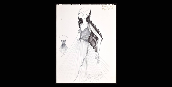 Скетчи Карла Лагерфельда выставлены на аукцион