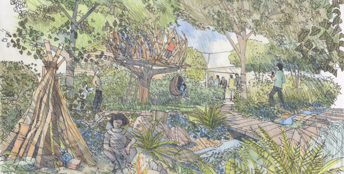 Как будет выглядеть сад по проекту Кейт Миддлтон для Chelsea Flower Show