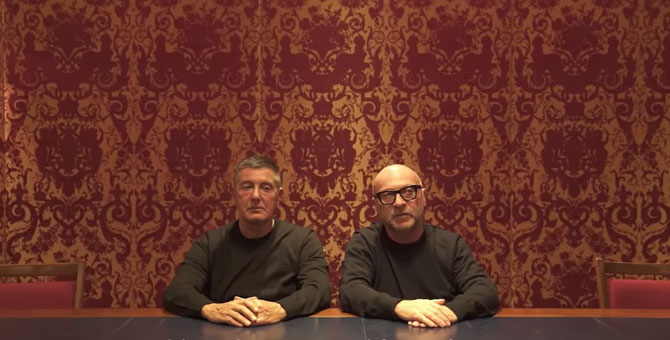 Доменико Дольче и Стефано Габбана извинились перед жителями Китая