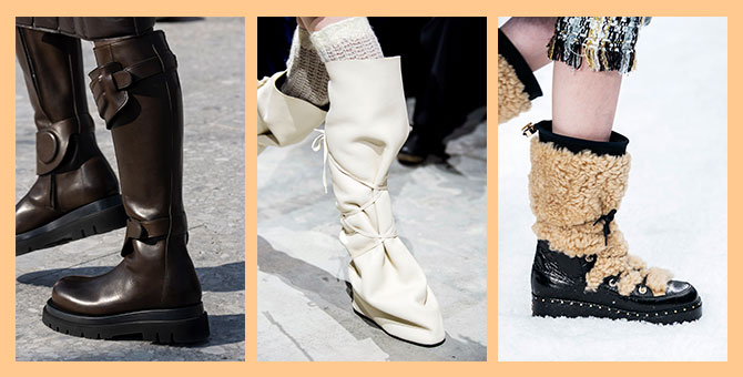Обувь сезона осень-зима 2019: мотоциклетные ботинки, рыбацкие сапоги и туфли с квадратным носом