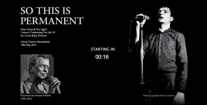 Бывший участник Joy Division сделал стрим концерта, на котором были сыграны все песни группы