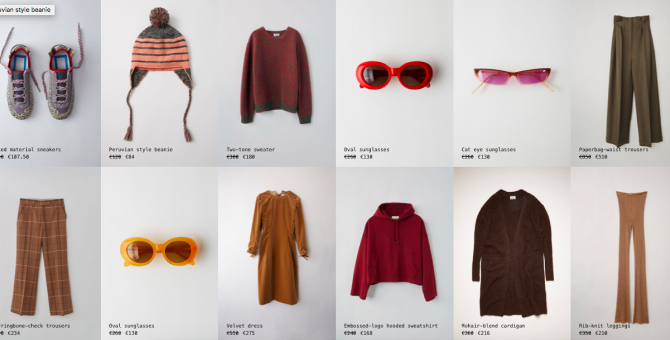 Acne Studios запустил традиционную онлайн-распродажу архивов