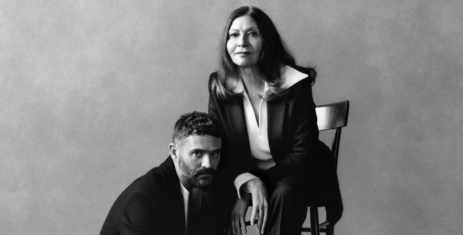 Александр Маттиусси снялся вместе с мамой в кампании своего бренда Ami