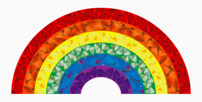 Дэмиен Херст бесплатно делится своей новой работой