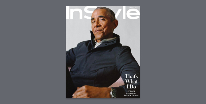 Барак Обама снялся для обложки американского InStyle