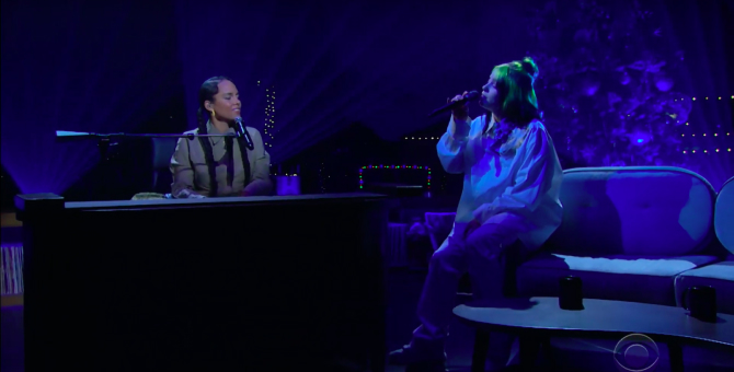 Билли Айлиш спела дуэтом с Алишей Киз