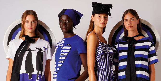 Benetton выпустил летнюю капсулу в сине-белой гамме