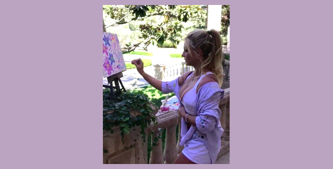 Во Франции пройдет выставка картин Бритни Спирс