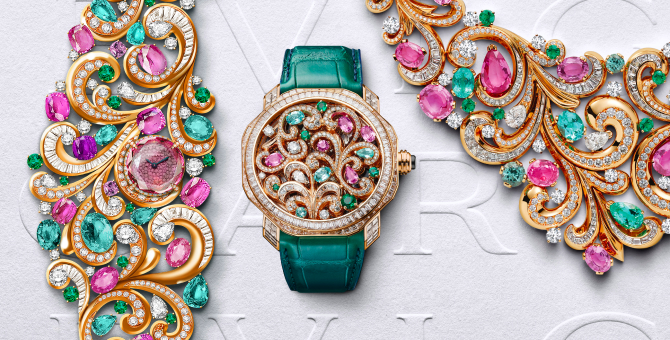 Bvlgari представил новые ювелирные часы из коллекции Barocko
