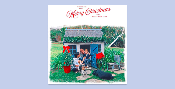 Появилась рождественская открытка принца Гарри и Меган Маркл