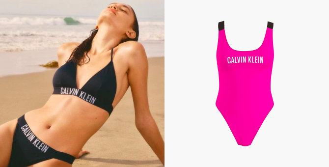 Calvin Klein представил минималистичные купальники для активного отдыха на пляже