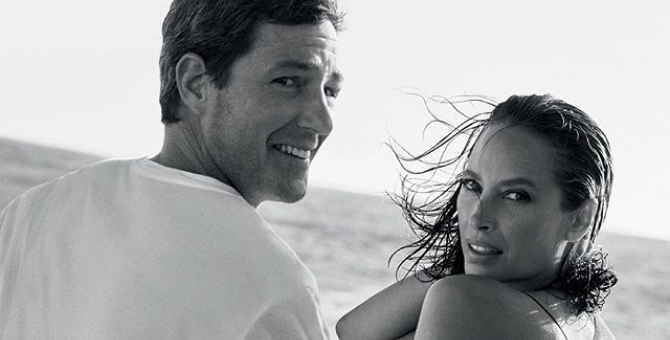 Кристи Тарлингтон снялась вместе с мужем в кампании аромата Calvin Klein Eternity