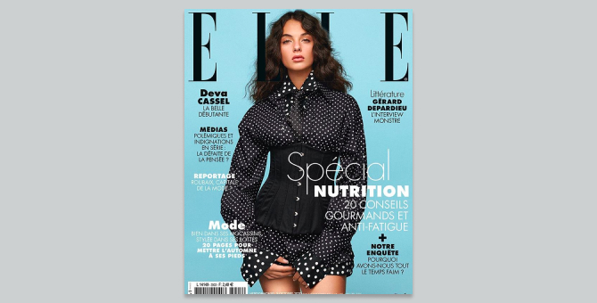 Дочь Моники Беллуччи и Венсана Касселя снялась для обложки Elle