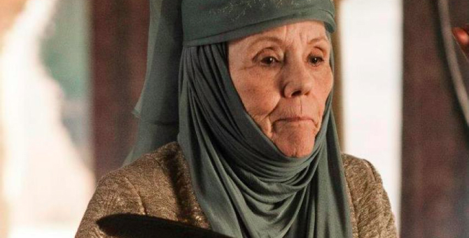Умерла актриса Дайана Ригг, сыгравшая Оленну Тирелл в «Игре престолов»