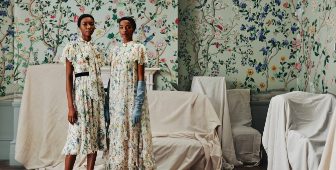 Erdem сделал коллаборацию с интерьерной компанией de Gournay