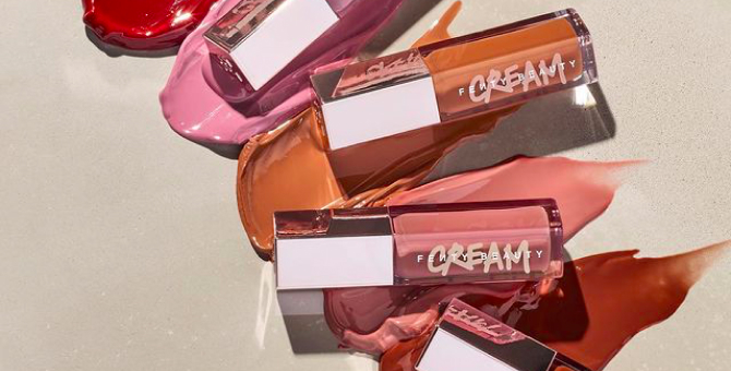 Fenty Beauty выпустил «крем для губ» в пяти оттенках