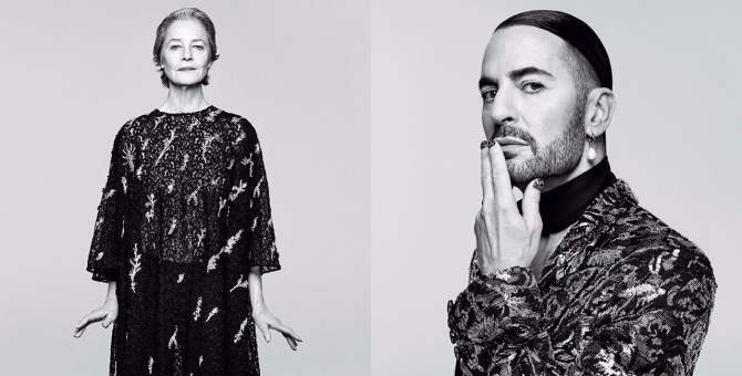 Марк Джейкобс и Шарлотта Рэмплинг снялись в кампании Givenchy