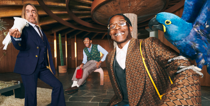 A$AP Rocky, Игги Поп и Tyler, The Creator снялись в новой кампании Gucci