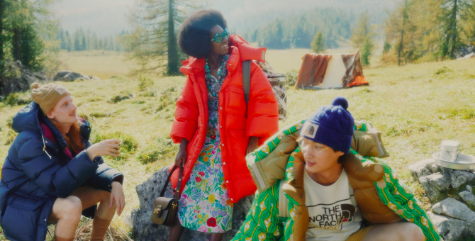 Gucci представил кампанию коллаборации с The North Face