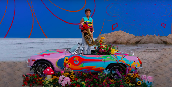 Джейден Смит выпустил новый сингл «Rainbow Bap»