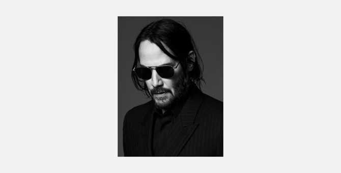 Киану Ривз снялся в новой кампании Saint Laurent