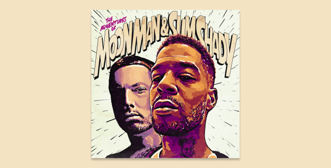 Kid Cudi и Эминем выпустили совместный трек «The Adventures of Moon Man & Slim Shady»