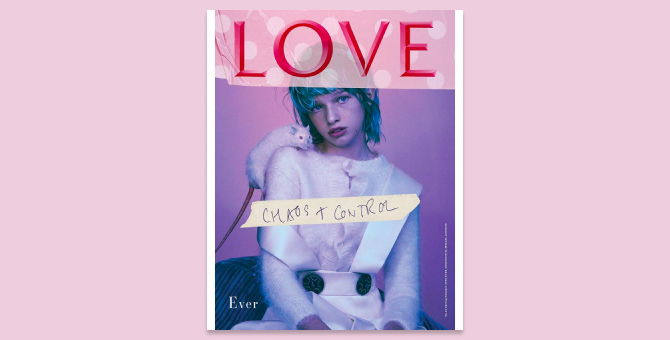 Дочь Миллы Йовович позирует с крысой на обложке Love Magazine