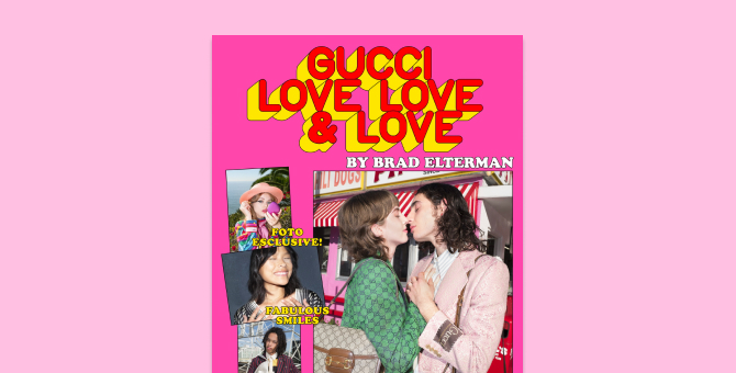 Gucci сделал фотозин ко Дню святого Валентина